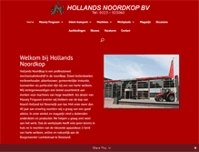 Tablet Screenshot of hollandsnoordkop.com